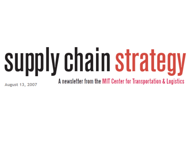 MIT Supply Chain Strategy